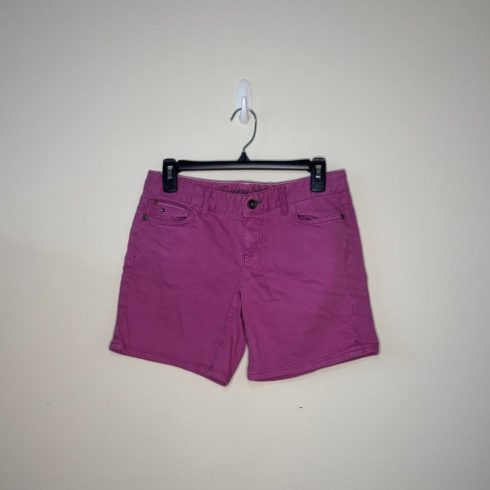 Tommy Hilfiger Pink Denim Shorts Size 4